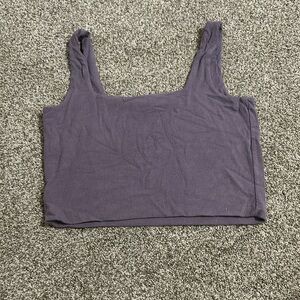size small purple tank top